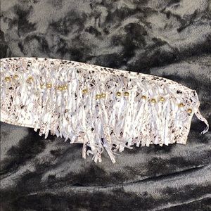 Snake skin bikini top